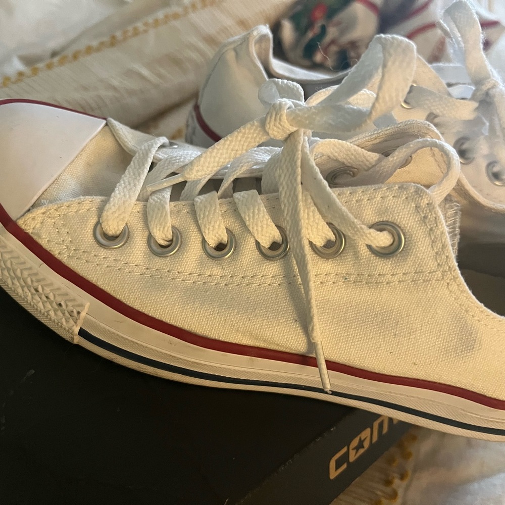 WHITE CONVERSE wms 7 men’s 5